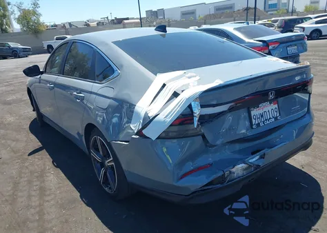 2023 Honda Accord Hybrid Sport из США, поврежденный, VIN 1HGCY2F56PA055045